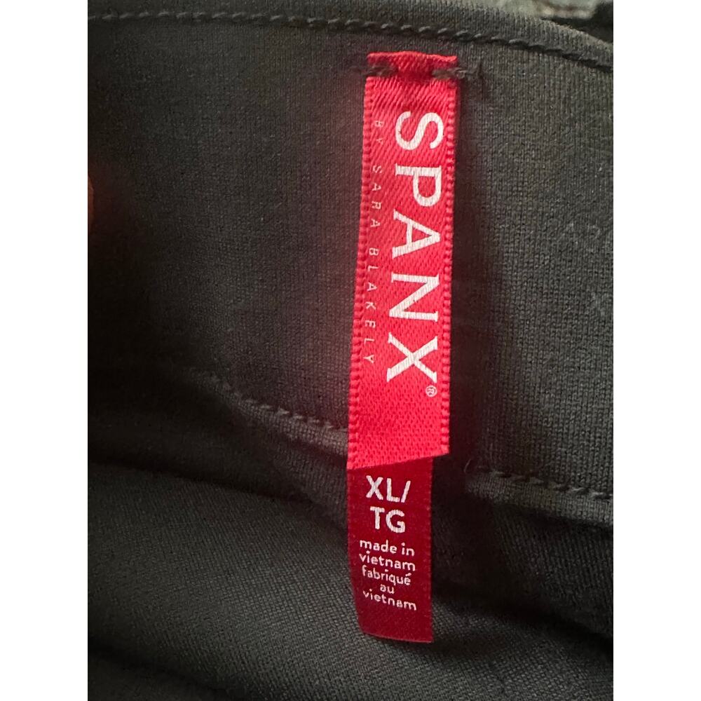 Spanx Pull On Mid-Rise Elastic Waist Skinny Ankle Pants Gray Women's Size XL - Picture 3 of 3